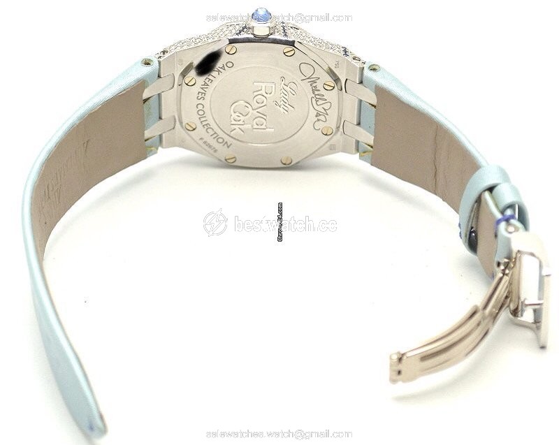 Audemars Piguet Royal Oak Lady Womens watch Quartz White gold 67608BC.ZS.D022SU.01 Replica 2