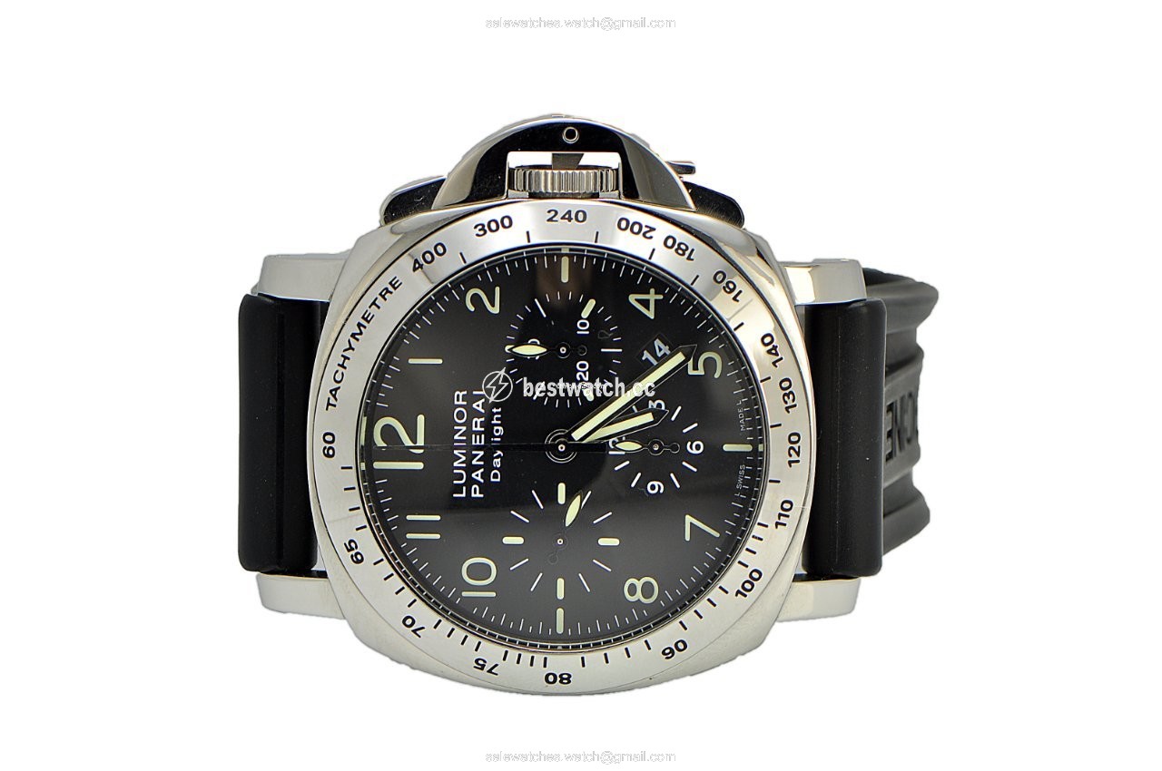 IMG_9085 Panerai Luminor Chrono Mens watch Unisex Automatic Steel Pam196 Pam00196 Replica 2