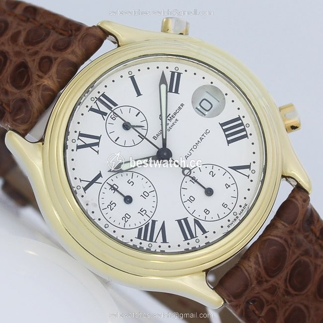 Baume & Mercier Automatic Yellow gold 86103 Replica 2