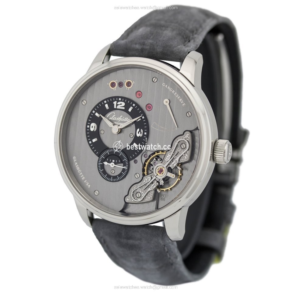 IMG_9085 Glashutte Original PanoInverse Mens watch Unisex Manual winding Steel 1-66-06-04-22-05 or 66-06-04-22-05 Replica 2
