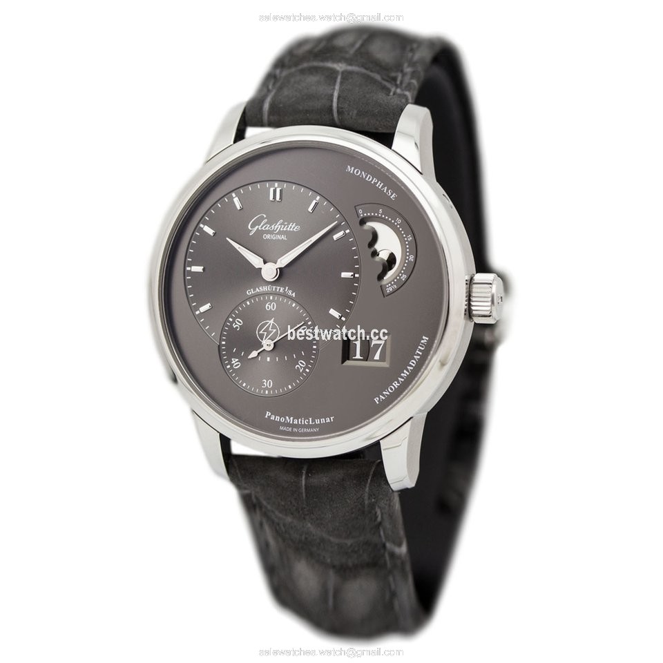 IMG_9085 Glashutte Original PanoMaticLunar Mens watch Unisex Automatic Steel 1-90-02-43-32-05 or 90-02-43-32-05 Replica 2