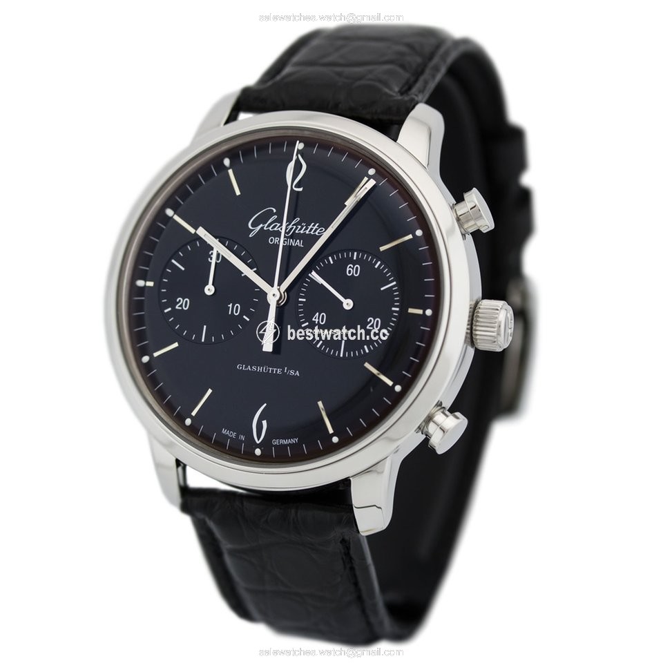 Glashutte Original Sixties Chronograph Mens watch Unisex Automatic Steel 1-39-34-02-22-04 or 39-34-02-22-04 Replica 2