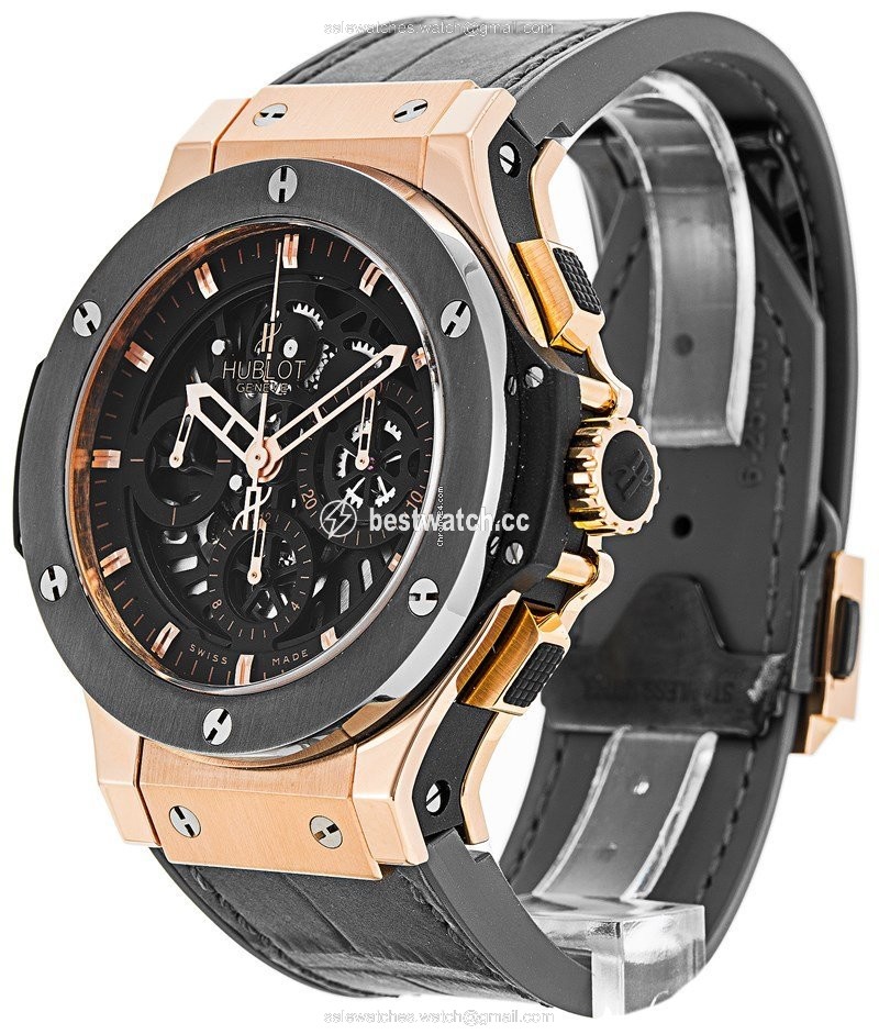 IMG_9085 Hublot Big Bang Aero Bang Mens watch Unisex Automatic Rose gold 310.PT.1180.RX Replica 2