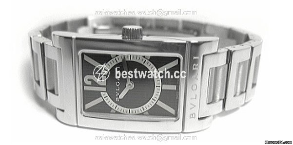 IMG_9085 Bulgari Rettangolo Mens watch Unisex Quartz Steel RT39BRSS Replica 2