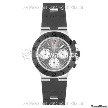 Bulgari Diagono Mens watch Unisex Automatic White gold ACW38GVD Replica 2
