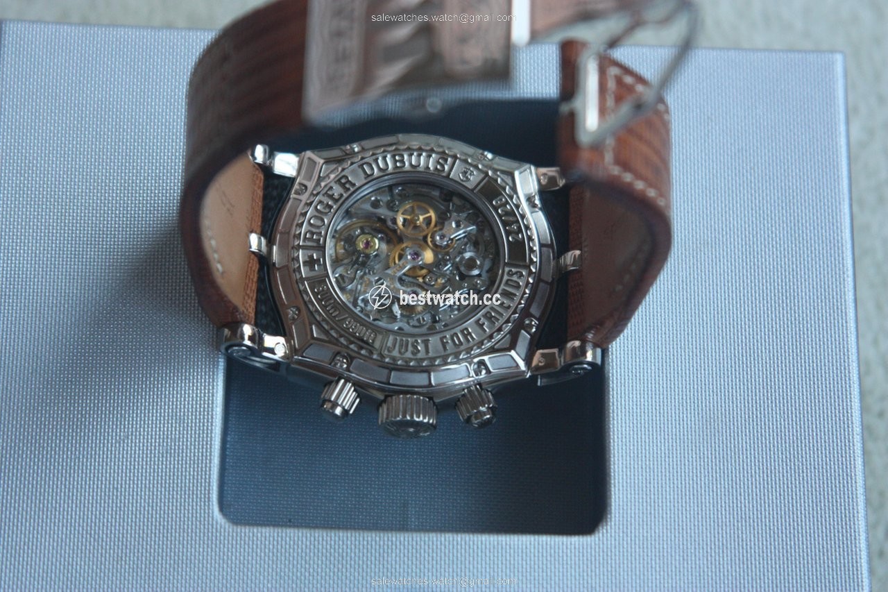 IMG_9085 Roger Dubuis Easy Diver Mens watch Unisex Manual winding White gold 24 28 Replica 2
