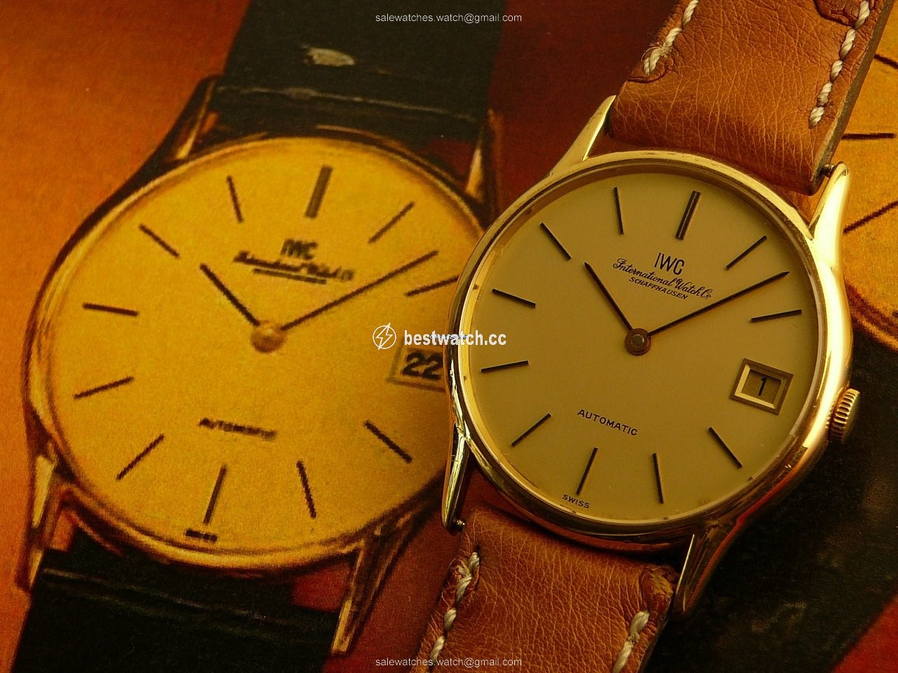 IWC Mens watch Unisex Automatic Yellow gold 3204 Replica 2