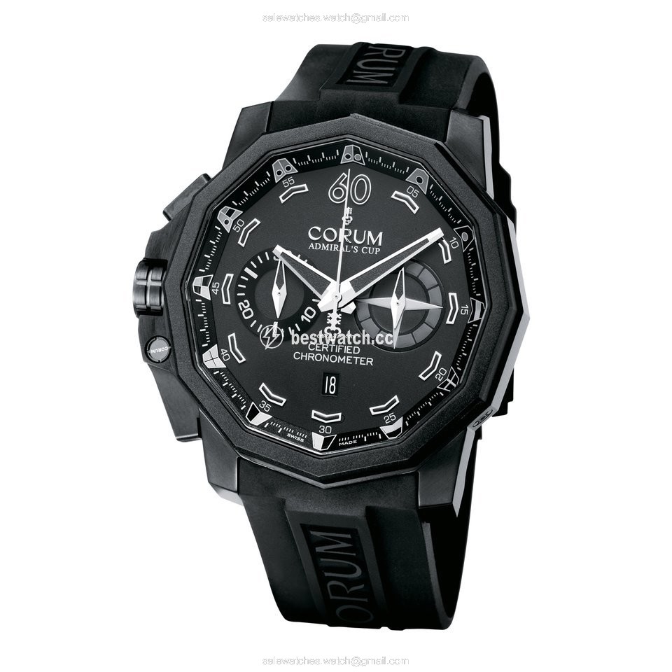 IMG_9085 Corum Admirals Cup Seafender 50 Chrono LHS Mens watch Unisex Automatic Titanium 753.231.95 0371.AN13 Replica 2