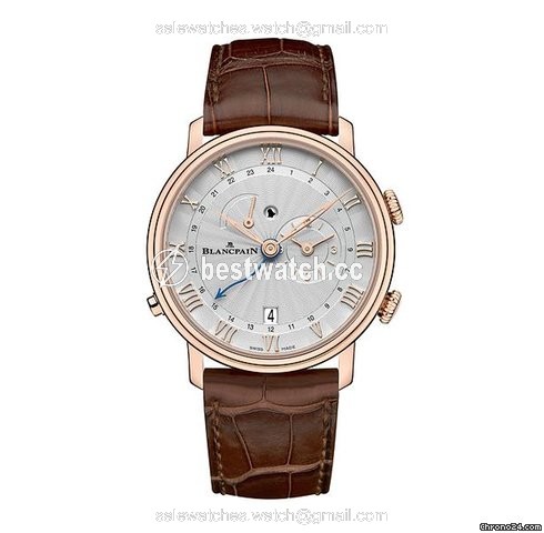IMG_9085 Blancpain Villeret Mens watch Unisex Automatic Rose gold 6640-3642-55B Replica 2