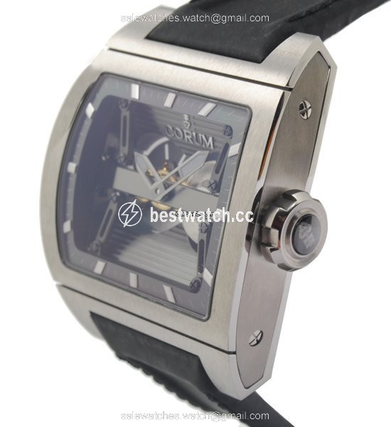 Corum Ti-Bridge Mens watch Unisex Automatic Titanium 207.201.04 0F61 0000 Replica 2
