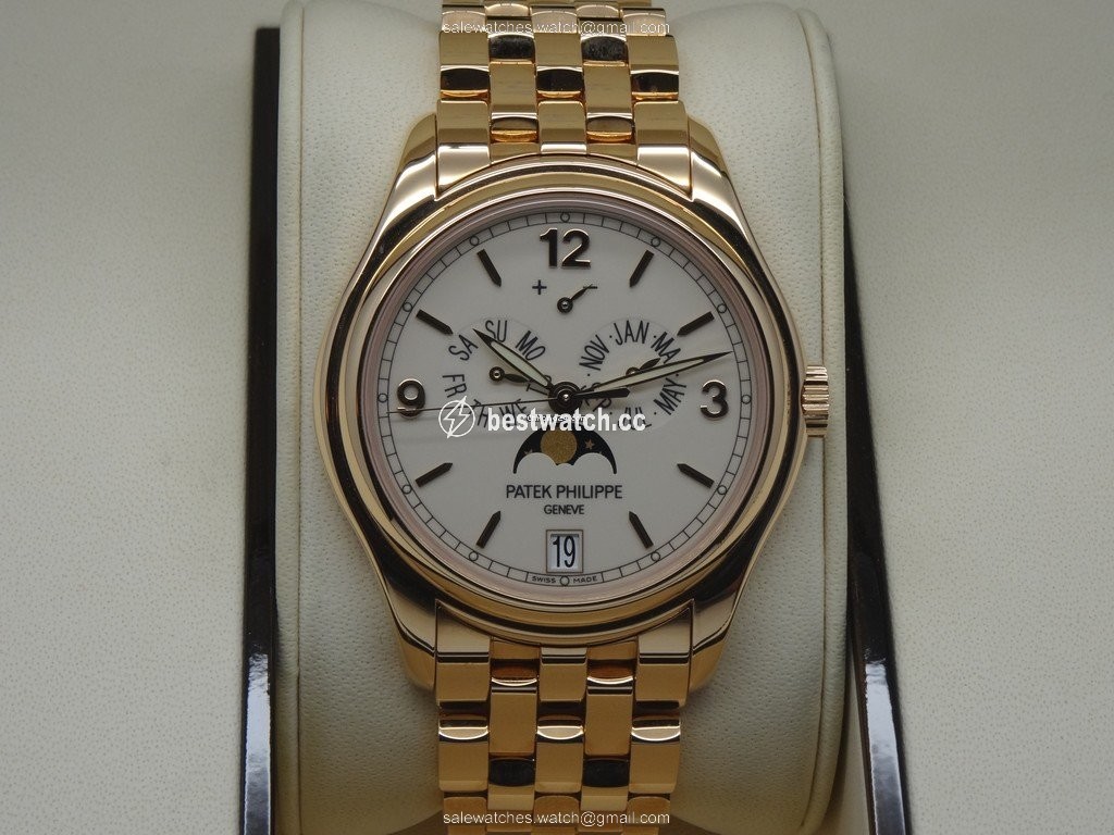 Patek Philippe Annual Calendar Mens watch Unisex Automatic Rose gold 5146 1R-001 Replica 2
