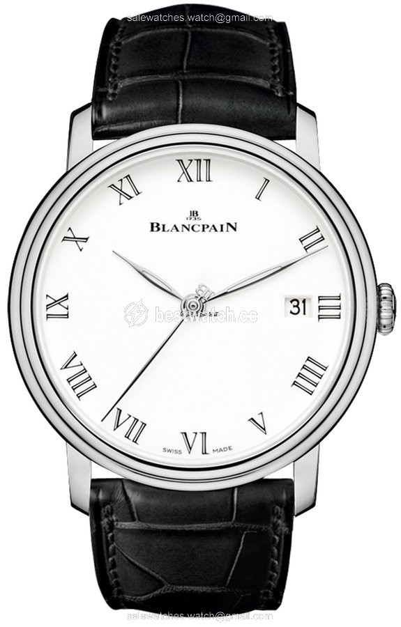 IMG_9085 Blancpain Villeret Mens watch Unisex Automatic White gold 6630-1531-55B Replica 2