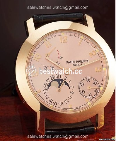 IMG_9085 Patek Philippe Complications Mens watch Unisex Automatic Rose gold 5055R Replica 2