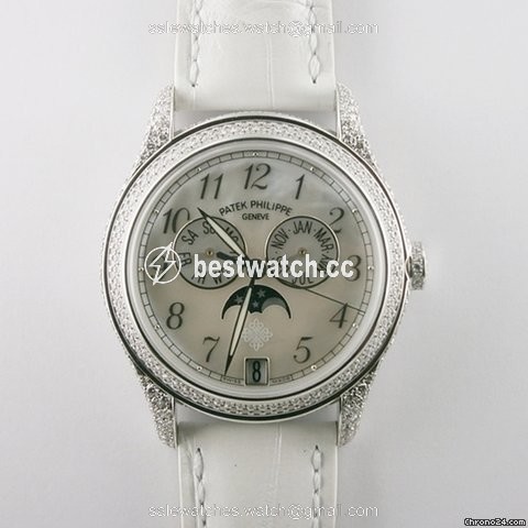 Patek Philippe Annual Calendar Womens watch Automatic White gold 4937G-001 Replica 2