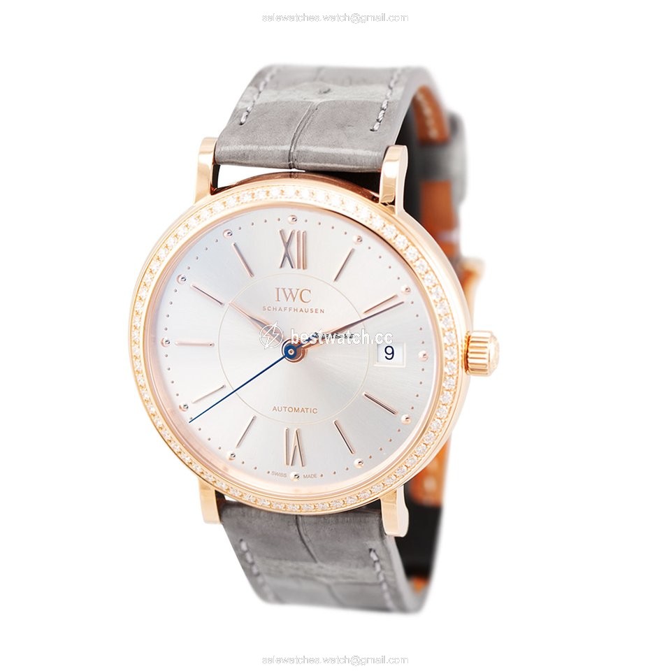 IMG_9085 IWC Portofino Automatic Womens watch Automatic Rose gold IW458107 Replica 2