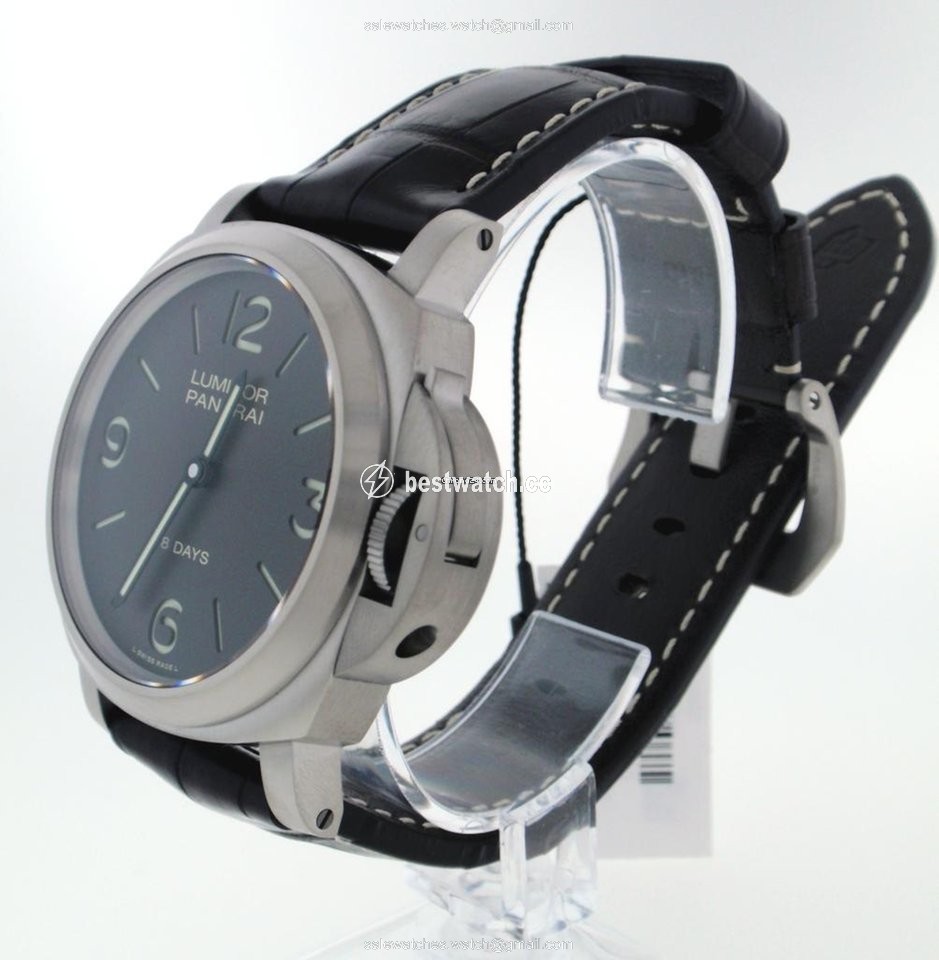 IMG_9085 Panerai Luminor Base 8 Days Mens watch Unisex Manual winding Titanium PAM0562 Replica 2