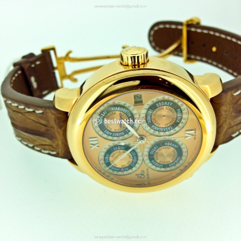 IMG_9085 Jacob & Co. Mens watch Unisex Automatic Rose gold GMT7RG Replica 2