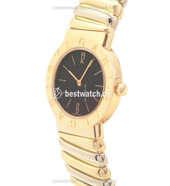 Bulgari Bulgari Womens watch Quartz Yellow gold BB 26 2T Replica 2