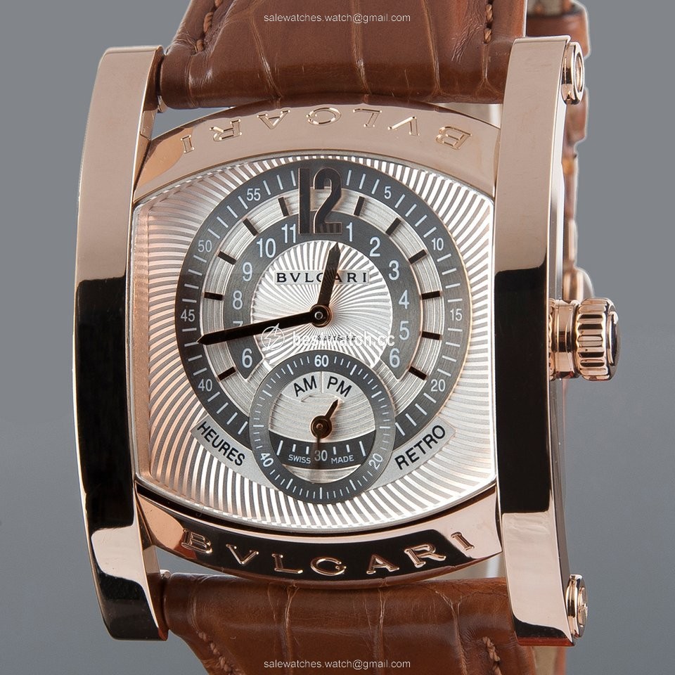 IMG_9085 Bulgari Assioma Mens watch Unisex Automatic Rose gold aa p 48 g hr Replica 2