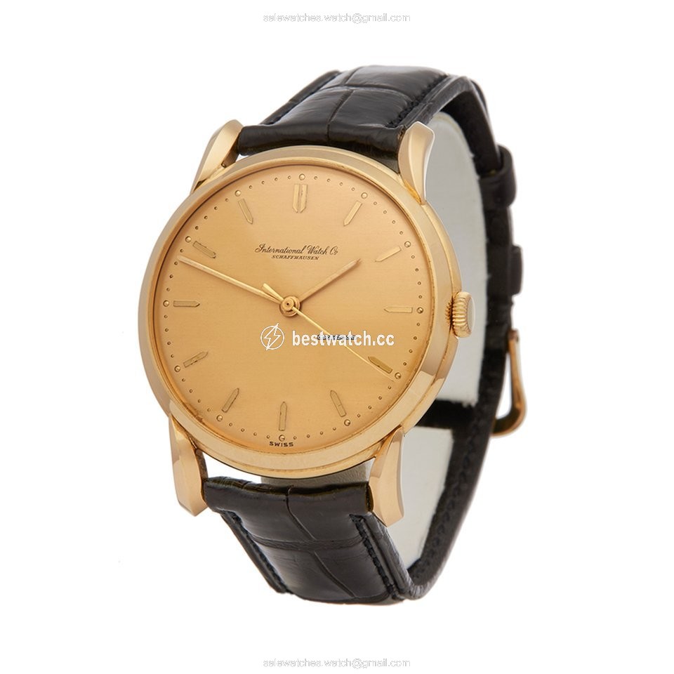 IMG_9085 IWC Mens watch Unisex Manual winding Yellow gold Cal.89 Replica 2