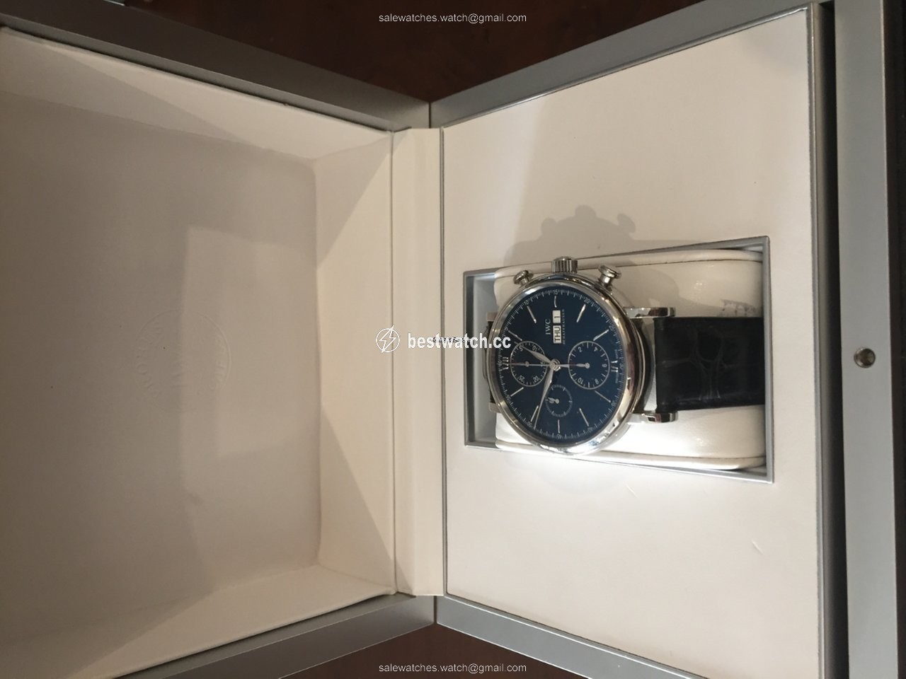 IMG_9085 IWC Portofino Chronograph Mens watch Unisex Automatic Steel 3910 Replica 2