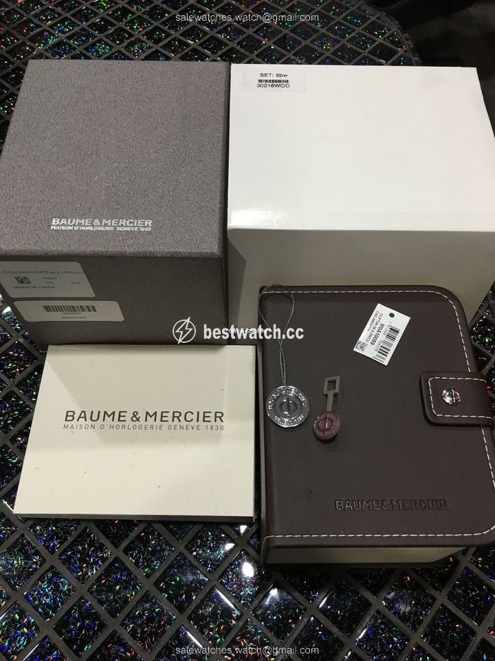 IMG_9085 Baume & Mercier Clifton Mens watch Unisex Automatic Rose gold 10059 Replica 2