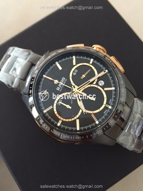 IMG_9085 Rado HyperChrome Chronograph Mens watch Unisex Automatic Ceramic R32175302 Replica 2
