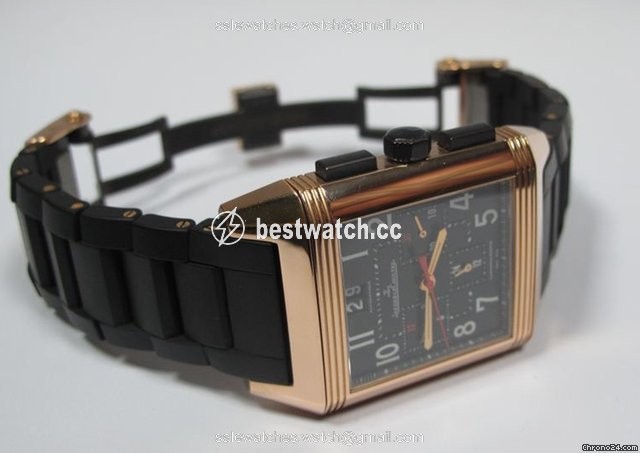 IMG_9085 Jaeger-LeCoultre Reverso Squadra Chronograph GMT Mens watch Unisex Automatic Rose gold Q7012671 Replica 2