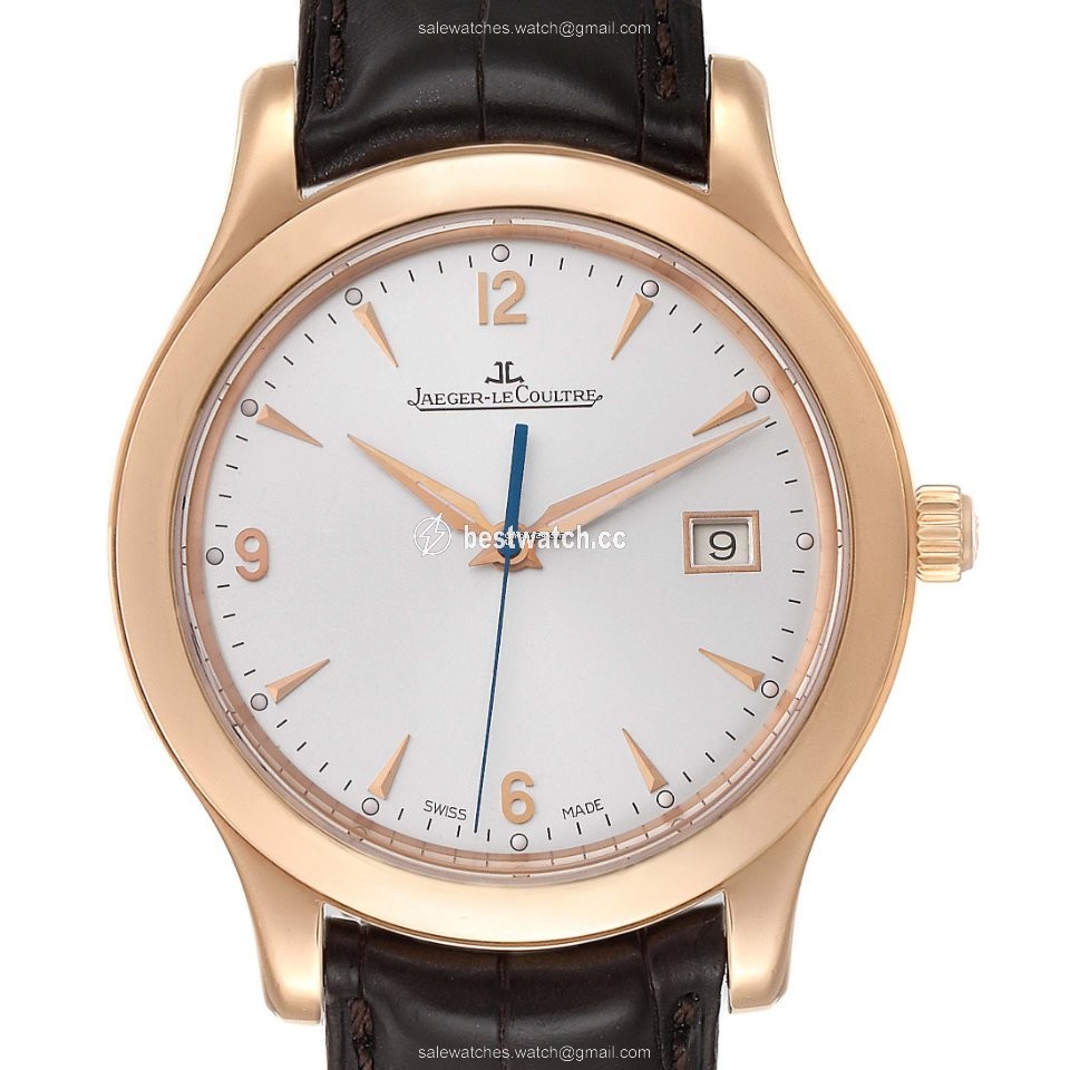 IMG_9085 Jaeger-LeCoultre Master Control Date Mens watch Unisex Automatic Rose gold 147.2.37.S Replica 2