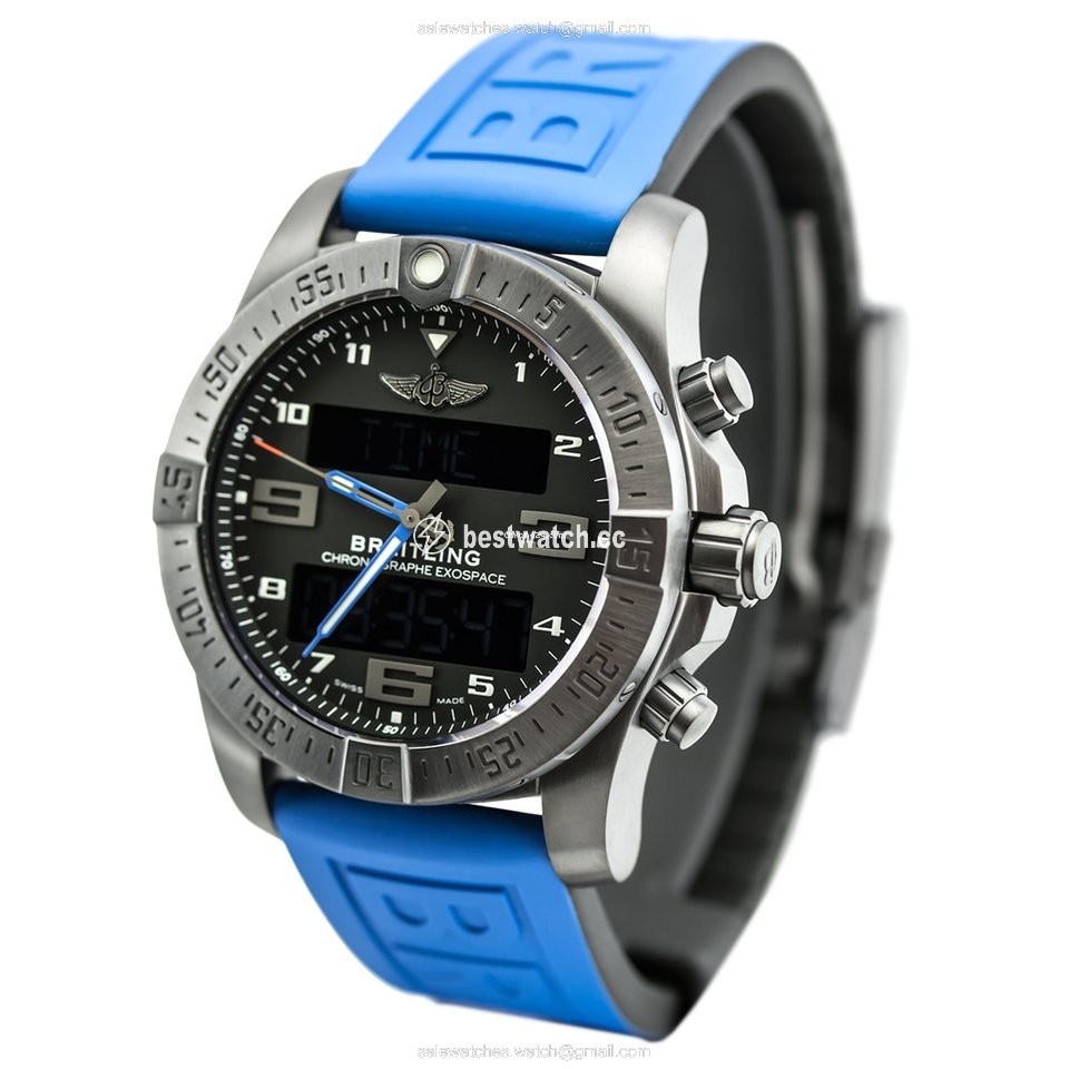 IMG_9085 Breitling Exospace B55 Connected Mens watch Unisex Quartz Titanium VB5510H2.BE45.235S.V20DSA.2 Replica 2