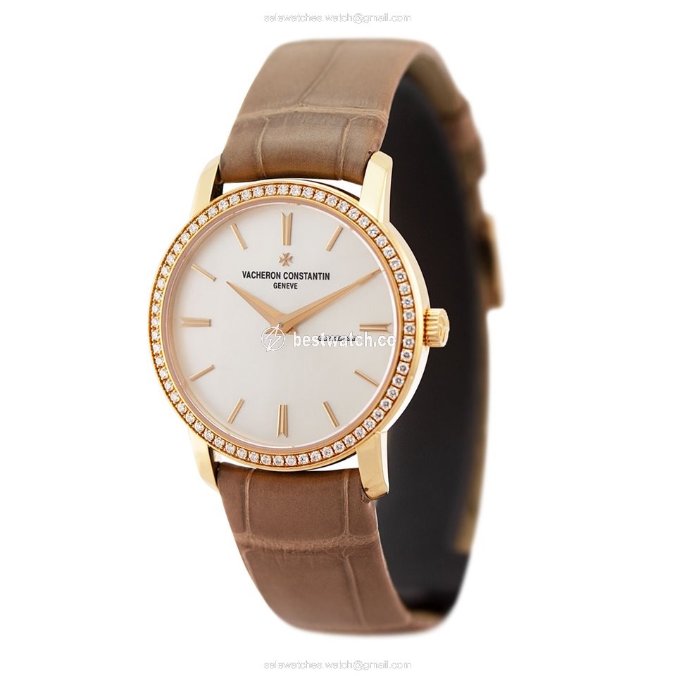 IMG_9085 Vacheron Constantin Patrimony Womens watch Quartz Rose gold 25558 000R-B156 Replica 2
