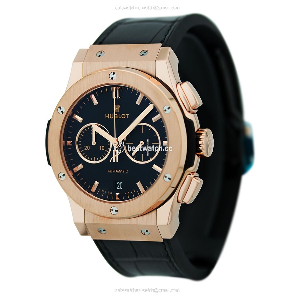 IMG_9085 Hublot Classic Fusion Chronograph Mens watch Unisex Automatic Rose gold 541.OX.1181.LR Replica 2