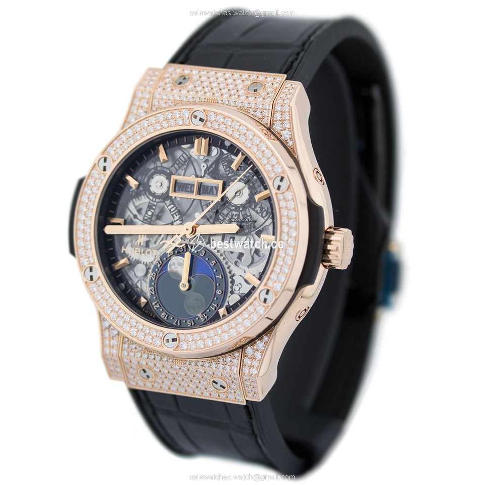 IMG_9085 Hublot Classic Fusion Aerofusion Mens watch Unisex Automatic Rose gold 547.OX.0180.LR.1704 Replica 2