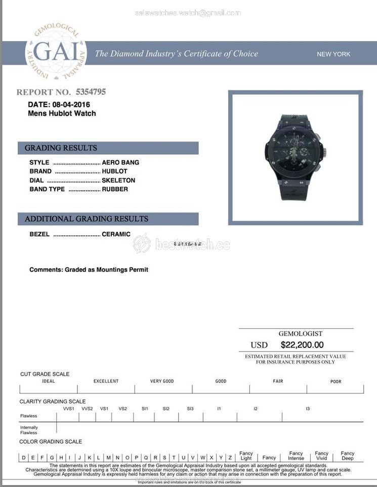 IMG_9085 Hublot Big Bang Aero Bang Mens watch Unisex Automatic Steel 310.CM.1110.RX Replica 2