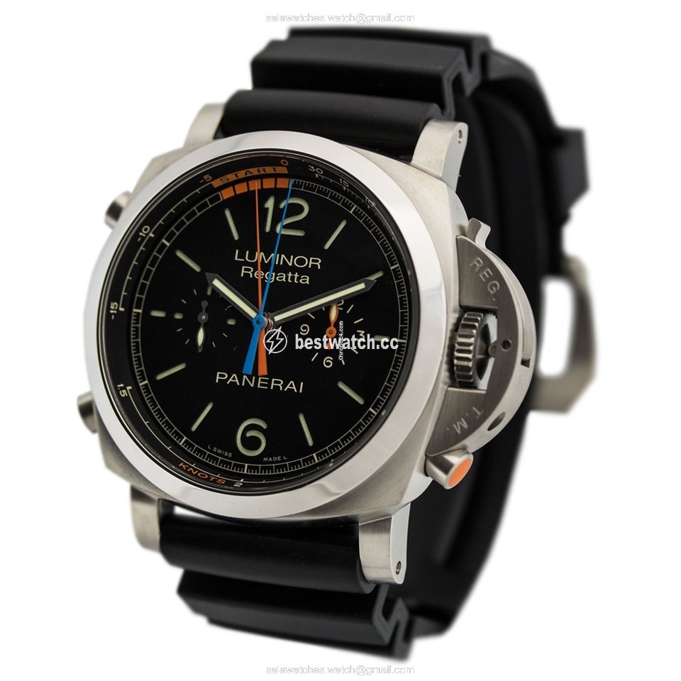 IMG_9085 Panerai Luminor 1950 Regatta 3 Days Chrono Flyback Mens watch Unisex Automatic Titanium PAM00526 or PAM526 Replica 2