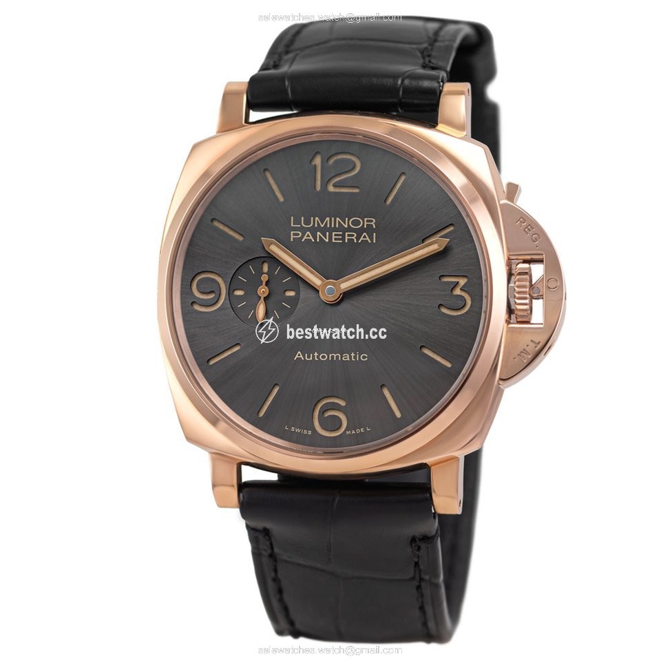 IMG_9085 Panerai Luminor Due Mens watch Unisex Automatic Red gold PAM00675 or PAM675 Replica 2