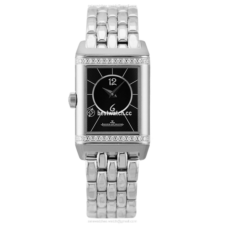 IMG_9085 Jaeger-LeCoultre Reverso Classic Small Duetto Womens watch Manual winding Steel Q2668130 or 2668130 Replica 2