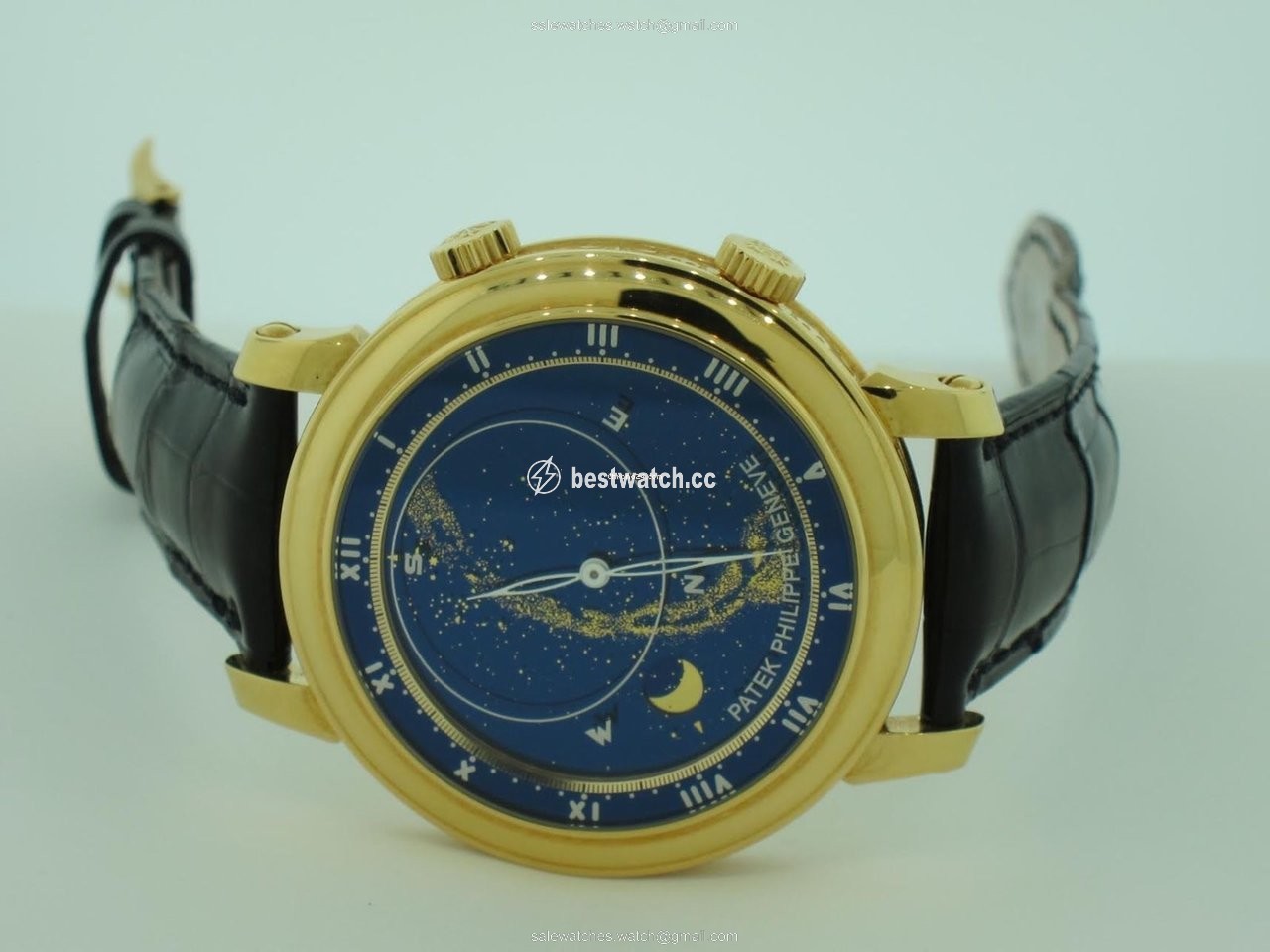 IMG_9085 Patek Philippe Celestial Mens watch Unisex Automatic Yellow gold 5102J Replica 2