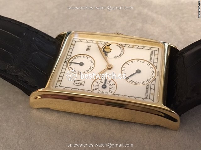 IMG_9085 IWC Novecento Mens watch Unisex Automatic Yellow gold IW923501 Replica 2