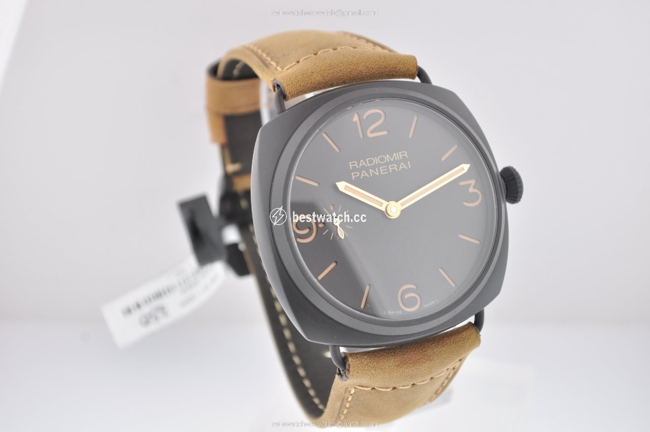 IMG_9085 Panerai Radiomir 3 Days 47mm Mens watch Unisex Manual winding Ceramic PAM00504 Replica 2