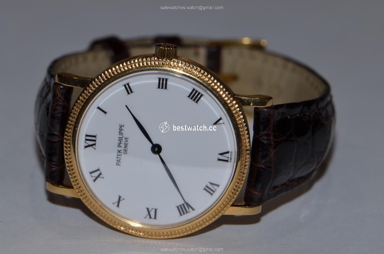 Patek Philippe Calatrava Mens watch Unisex Automatic Yellow gold 3992J Replica 2