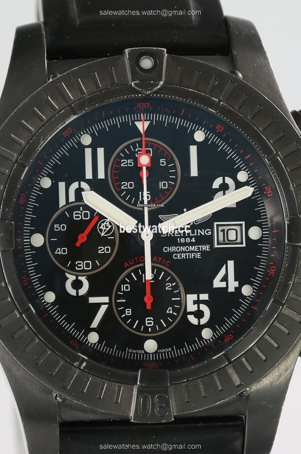 IMG_9085 Breitling Super Avenger Mens watch Unisex Automatic Steel M13370 Replica 2
