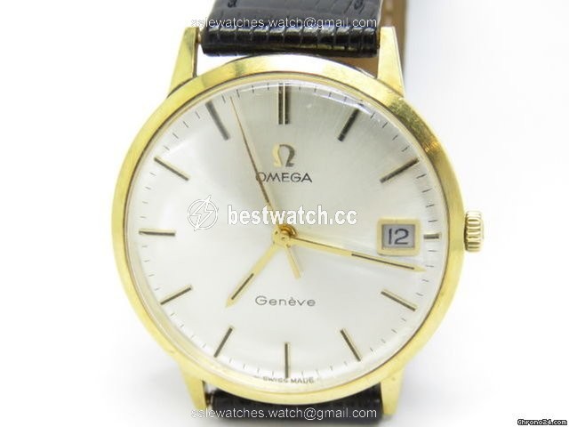 IMG_9085 Omega Mens watch Unisex Manual winding Gold Steel 132041 Replica 2