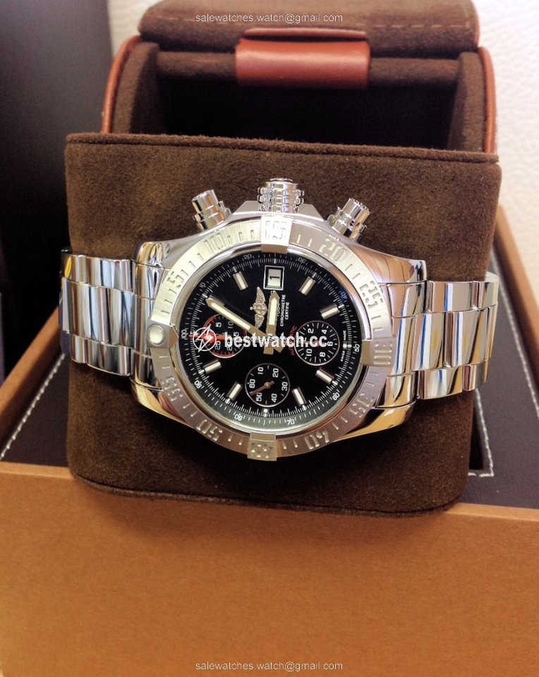IMG_9085 Breitling Avenger II Mens watch Unisex Automatic Steel A13381 Replica 2