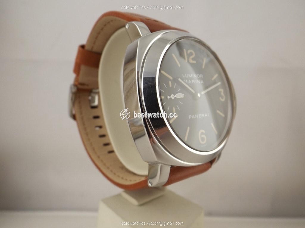 IMG_9085 Panerai Luminor Marina Manual winding Steel Pam001 Replica 2