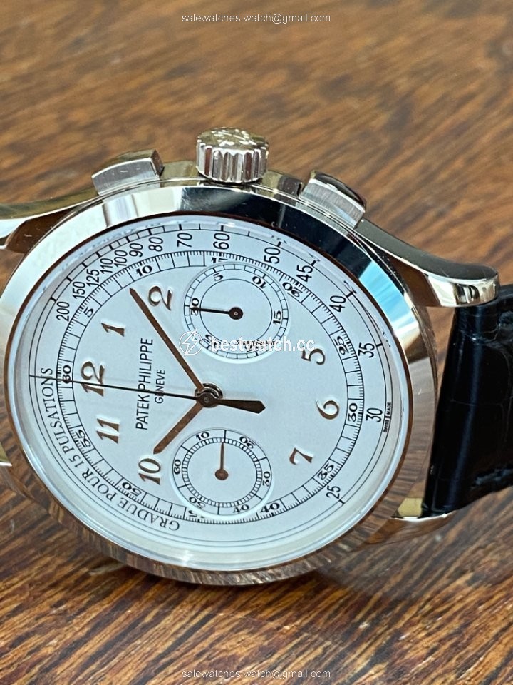 Patek Philippe Chronograph Mens watch Unisex Manual winding White gold 5170G Replica 2
