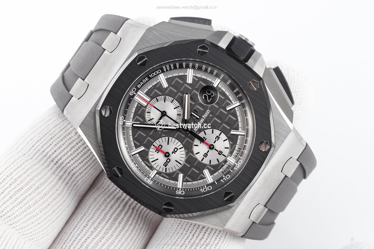Audemars Piguet Royal Oak Offshore Chronograph Mens watch Unisex Automatic Titanium 26400IO.OO.A004CA.01 Replica 2