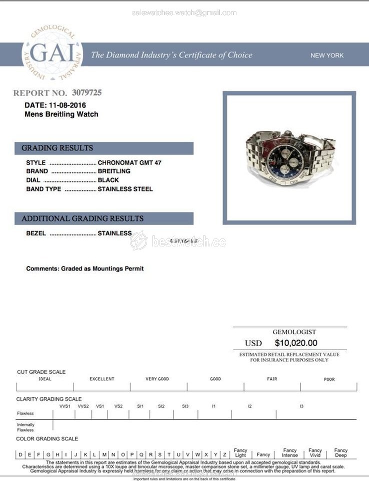 IMG_9085 Breitling Chronomat GMT Mens watch Unisex Automatic Steel AB041012 Replica 2