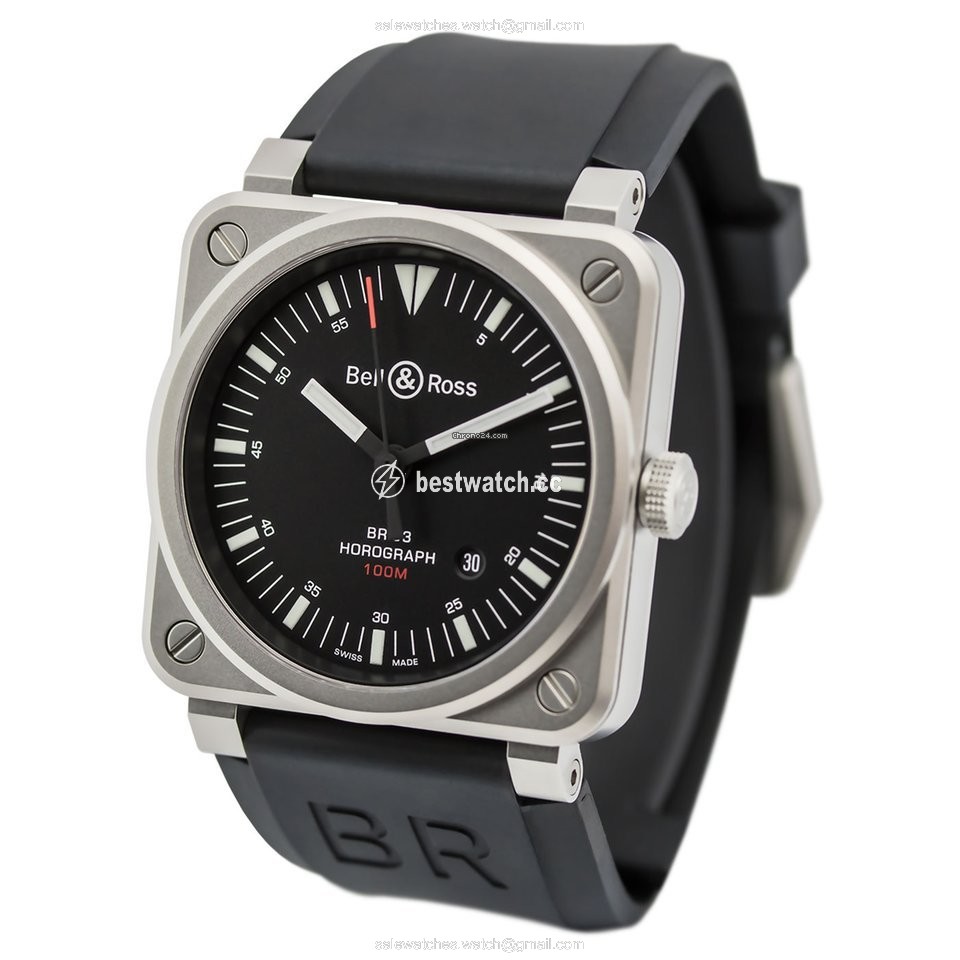 IMG_9085 Bell & Ross BR 03 Mens watch Unisex Automatic Steel BR0392-HOR-BLC SRB Replica 2