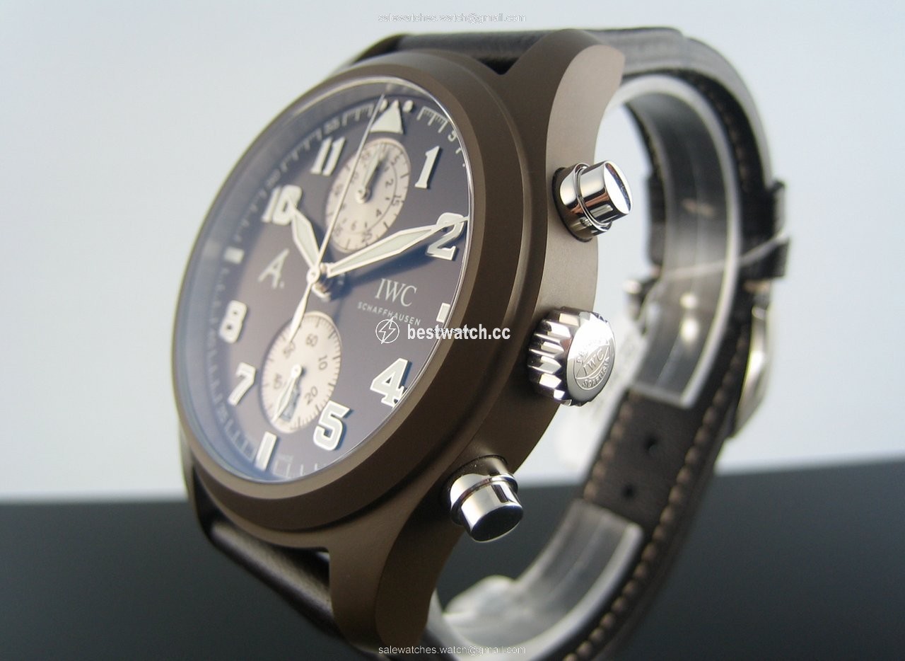 IMG_9085 IWC Pilot Chronograph Mens watch Unisex Automatic Ceramic IW388005 Replica 2